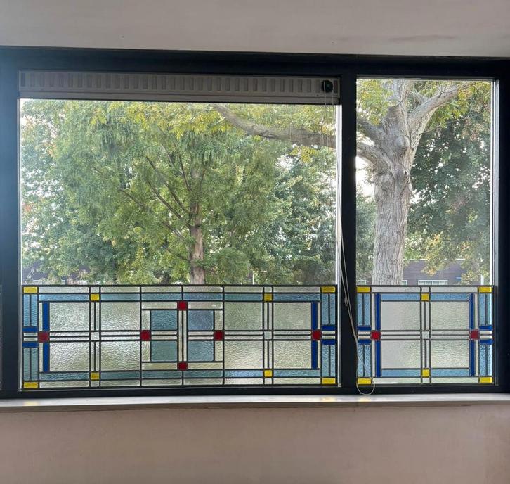 Glas in lood, Doe-het-zelf en Verbouw, Glas en Ramen, Gevelraam of Ruit, 120 tot 160 cm, 160 cm of meer, Glas in lood, Ophalen