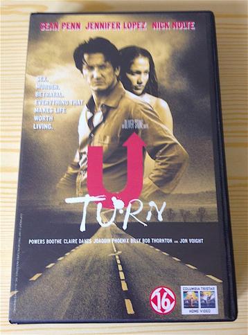 vhs U Turn, U-Turn: Sean Penn, Jennifer Lopez (Video) beschikbaar voor biedingen