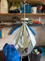 Moderne hanglamp - metaal, Huis en Inrichting, Lampen | Hanglampen, Ophalen, Gebruikt, Metaal, 50 tot 75 cm