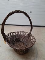 Franse brocante mand, Ophalen of Verzenden, Zo goed als nieuw, Rechthoekig, Riet