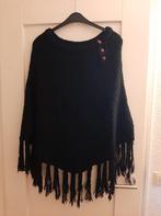 Poncho van Pieces, Pieces, Ophalen of Verzenden, Gedragen, Zwart