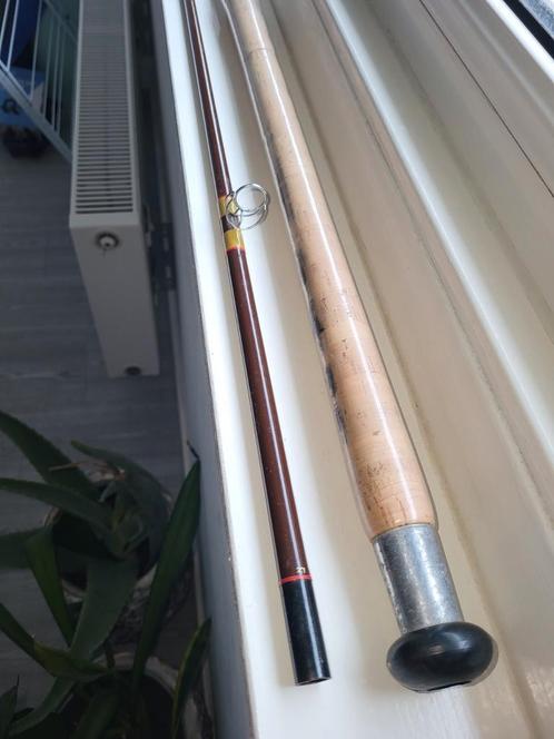 Hardy fibalite spin hengel met defect topoog., Watersport en Boten, Hengelsport | Witvissen, Zo goed als nieuw, Werphengel, Ophalen