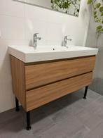 Badkamer wastafel meubel 120 cm breed Hettich, Ophalen, 100 tot 150 cm, Zo goed als nieuw, Minder dan 100 cm