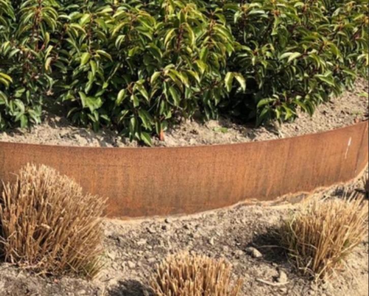 Borderrand cortenstaal 40cm x 106cm - Stuksprijs bij 5 stuks, Tuin en Terras, Bielzen en Borders, Nieuw, Border, Overige materialen