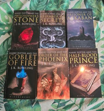 Bloomsbury Adult editie Harry Potter: deel 1-6, paperback EN beschikbaar voor biedingen