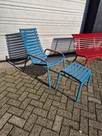 Nieuwe houe reclips loungechair +voetenbank  Setprijs 505 Eu, Ophalen, Nieuw, Aluminium
