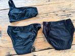 Zwarte Menstruatie Bikini maat 2XS met 2 broekjes, Ophalen of Verzenden, Zo goed als nieuw, Meisje, Bikiniset