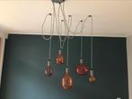 Hanglamp met roze Calex lampen, Huis en Inrichting, Lampen | Hanglampen, Gebruikt, Ophalen of Verzenden, 50 tot 75 cm
