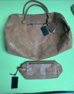 Bruine Ralph Boyer Reistas met toilettas, 40 tot 60 cm, 20 tot 30 cm, Bruin, Nieuw