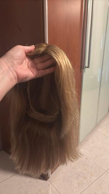 Halflange pruik echt haar / haarwerk / lace wig beschikbaar voor biedingen