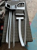 BMW E39 silvergrijze interieur lijsten, Gebruikt, Deur, Low, 6161DD