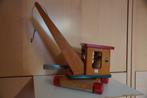 Jumbo houten hijskraan, Antiek en Kunst, Ophalen of Verzenden