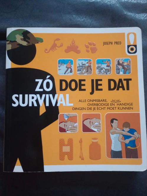 Survivalgids Zo doe je dat Survival, 172 tips +veel plaatjes, Boeken, Advies, Hulp en Training, Gelezen, Ophalen of Verzenden