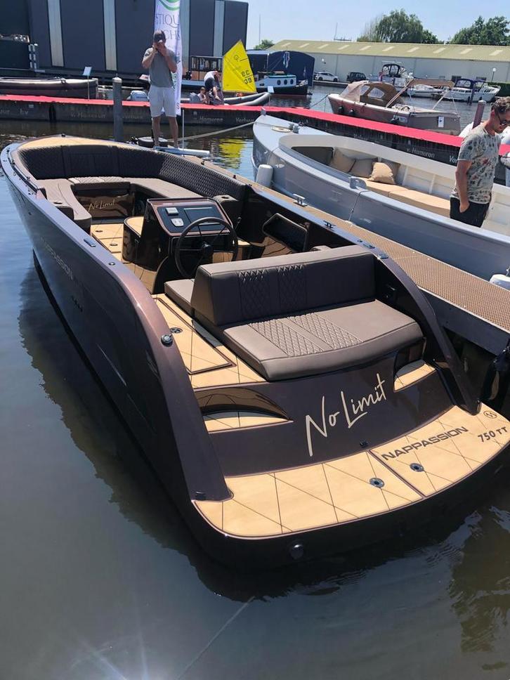 Nappassion 750 tt  No Limit, Watersport en Boten, Sloepen, Zo goed als nieuw, 50 tot 70 pk, 6 meter of meer, Binnenboordmotor