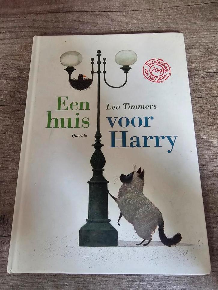Leo Timmers - Een huis voor Harry, Boeken, Prentenboeken en Plaatjesalbums, Zo goed als nieuw, Ophalen of Verzenden