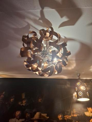 Koperkleurige Aluminium Lamp - Zeer Goed! beschikbaar voor biedingen