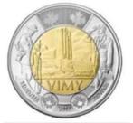 Canada - 2 Dollars 2017 - Vimy - Circulated, Postzegels en Munten, Munten | Amerika, Losse munt, Verzenden, Noord-Amerika