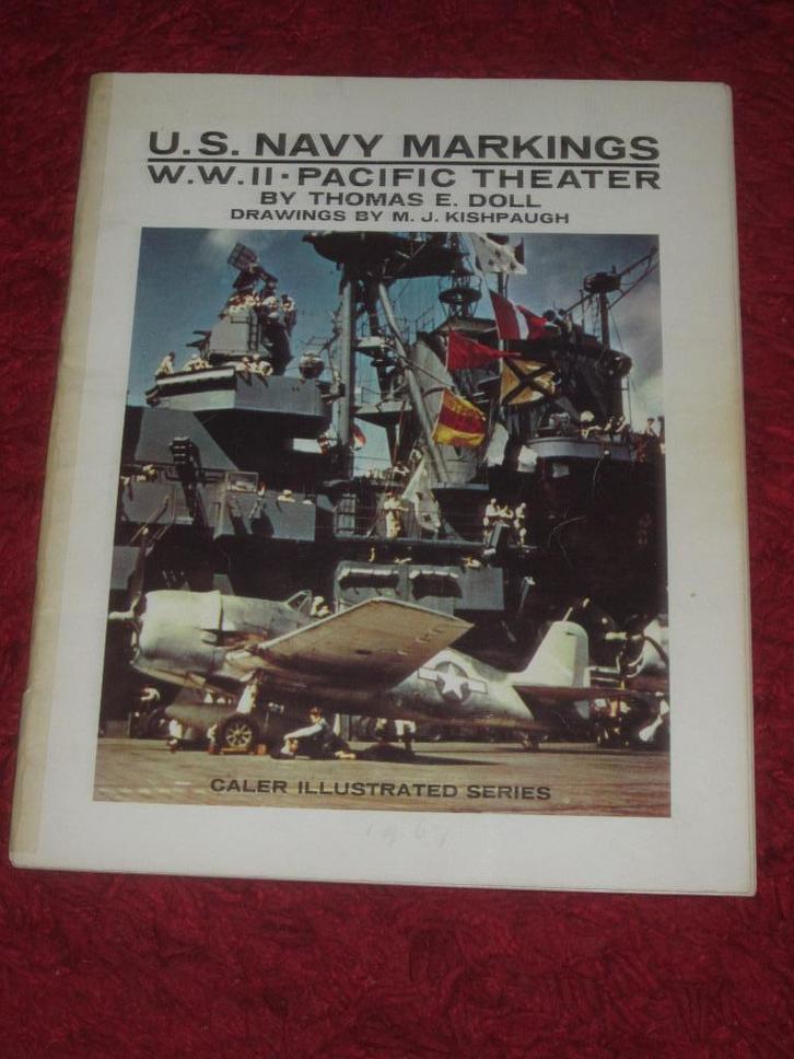 U.S. Navy Markings W.W.II - Pacific Theater., Boeken, Oorlog en Militair, Gelezen, Marine, Tweede Wereldoorlog, Ophalen of Verzenden