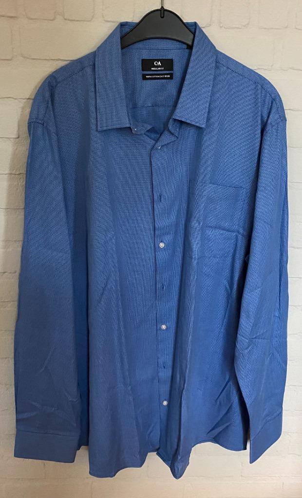 Overhemd van C&A, Kleding | Heren, Overhemden, Nieuw, Overige halswijdtes, Blauw, Ophalen of Verzenden