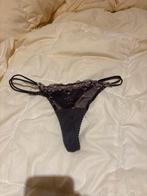 String met kant, Kleding | Dames, Verzenden, Zwart, String