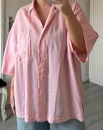 Zara oversized licht roze blouse met driekwartmouwen, Zara, Ophalen of Verzenden, Zo goed als nieuw, Roze