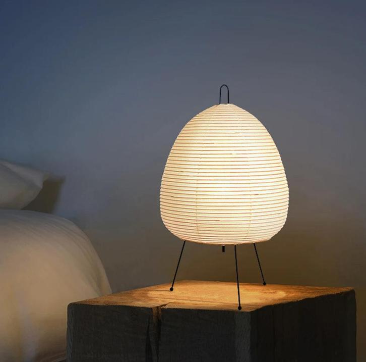 Tafellamp rijstpapier metaal wabi sabi japandi NIEUW LED, Huis en Inrichting, Lampen | Tafellampen, Nieuw, Minder dan 50 cm, Metaal