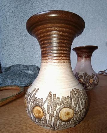 keramiek vintage vaas/vazen van VEB Haldensleben- jaren 70 beschikbaar voor biedingen