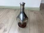 Etains Du Manoir Karaf glas/tin, Antiek en Kunst, Ophalen
