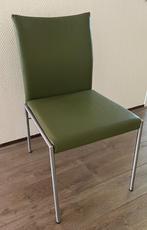 Eetkamerstoelen (4 stuks), Huis en Inrichting, Stoelen, Ophalen, Overige kleuren, Leer, Zo goed als nieuw