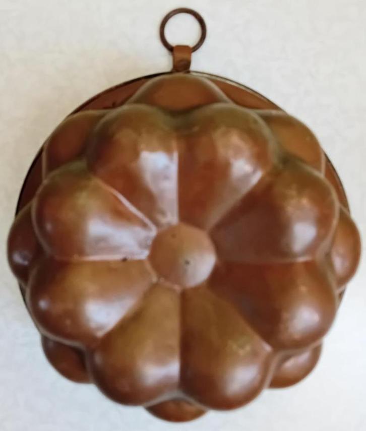 Antiek grote rood koperen cake/taart vorm tulband, Antiek en Kunst, Antiek | Keukenbenodigdheden, Ophalen of Verzenden