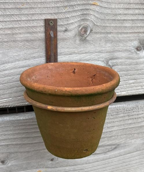 Metalen wand bloempothouder roest BPH220, Tuin en Terras, Tuinwanddecoratie, Nieuw, Ophalen of Verzenden