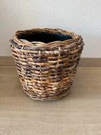 Binnenpot gevlochten waterhyancint, Ophalen of Verzenden, Zo goed als nieuw