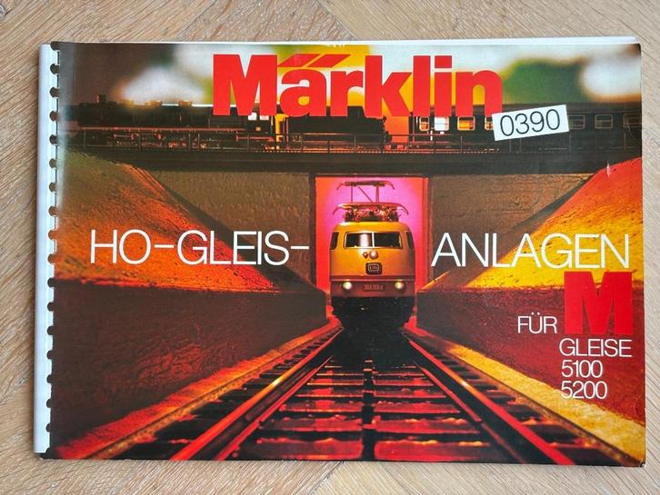 Märklin 0390 baanontwerpen voor M rails, Hobby en Vrije tijd, Modeltreinen | H0, Zo goed als nieuw, Boek, Tijdschrift of Catalogus