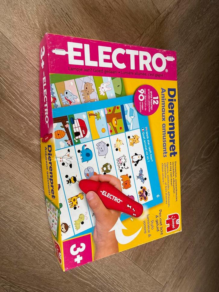 Electro Dierenpret - Leerzaam spel voor kinderen, Kinderen en Baby's, Speelgoed | Educatief en Creatief, Zo goed als nieuw, Taal en Lezen