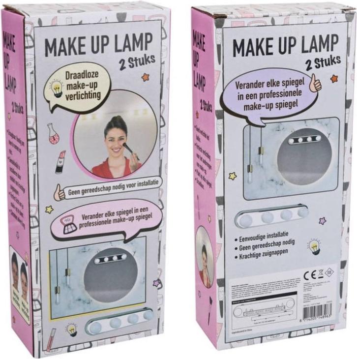 Studio Glow make-up LED lamp Make-Up Lamp voor Spiegel, Huis en Inrichting, Lampen | Wandlampen, Nieuw, Kunststof, Ophalen of Verzenden