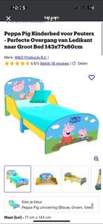 Peppa Pig babybedje met matras, Kinderen en Baby's, Kinderkamer | Bedden, Ophalen, Zo goed als nieuw, Minder dan 140 cm, Matras