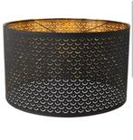 IKEA NYMÖ Lampenkap Zwart/Goud, Ophalen, 25 tot 50 cm, Zwart, Rond