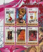Brigitte Bardot - Rwanda 2010 - Gestempeld, Postzegels en Munten, Postzegels | Thematische zegels, Overige thema's, Verzenden