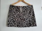 Nieuw tijgerprint rokje, maat L, Kleding | Dames, Rokken, H&M, Zwart, Maat 42/44 (L), Ophalen of Verzenden