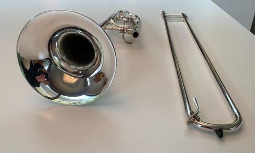 WILLSON Tenor Trombone 410TA met Silver bell, Muziek en Instrumenten, Blaasinstrumenten | Trombones, Gebruikt, Tenor, Ophalen of Verzenden