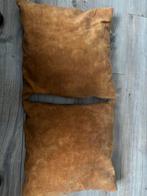 Velours Sierkussens - Groen & Goud/Okergeel, Huis en Inrichting, Woonaccessoires | Kussens, Ophalen of Verzenden, Zo goed als nieuw