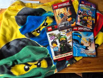 Lego Ninjago boeken en deken (heb ook Ninjago lego) beschikbaar voor biedingen