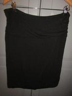 G313 SAO PAULO mt 38 rok zwart tricot gedrapeerd, Kleding | Dames, Maat 38/40 (M), Verzenden, Zwart, Zo goed als nieuw