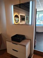 Wastafel meubel met spiegel en kom, Ophalen, Nieuw, 50 tot 100 cm, Minder dan 100 cm