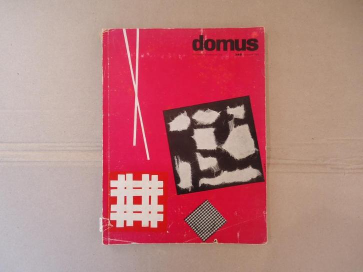 Catalogus Domus architectuur disign tijdschrift 1958 Milaan, Boeken, Catalogussen en Folders, Gelezen, Verzenden