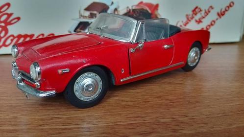 Alfa Romeo Giulietta spider schaal 1:23 van het merk Togi, Hobby en Vrije tijd, Modelauto's | 1:24, Gebruikt, Auto, Overige merken