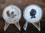Kookaburra 2024 1 oz .999 fijn zilver munt, Postzegels en Munten, Munten | Oceanië, Zilver, Ophalen of Verzenden, Losse munt