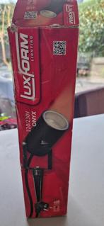 2x LED Tuinspot Luxform Onyx zwart LUX9500D, Tuin en Terras, Buitenverlichting, Ophalen, Gebruikt, Minder dan 50 watt, Netvoeding