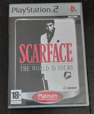 Playstation 2; Scarface the world is yours,  platinum beschikbaar voor biedingen