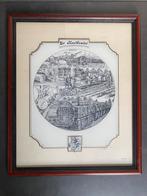 Glasgravure Gerard Swaenepoel De Houthandel, Antiek en Kunst, Ophalen
